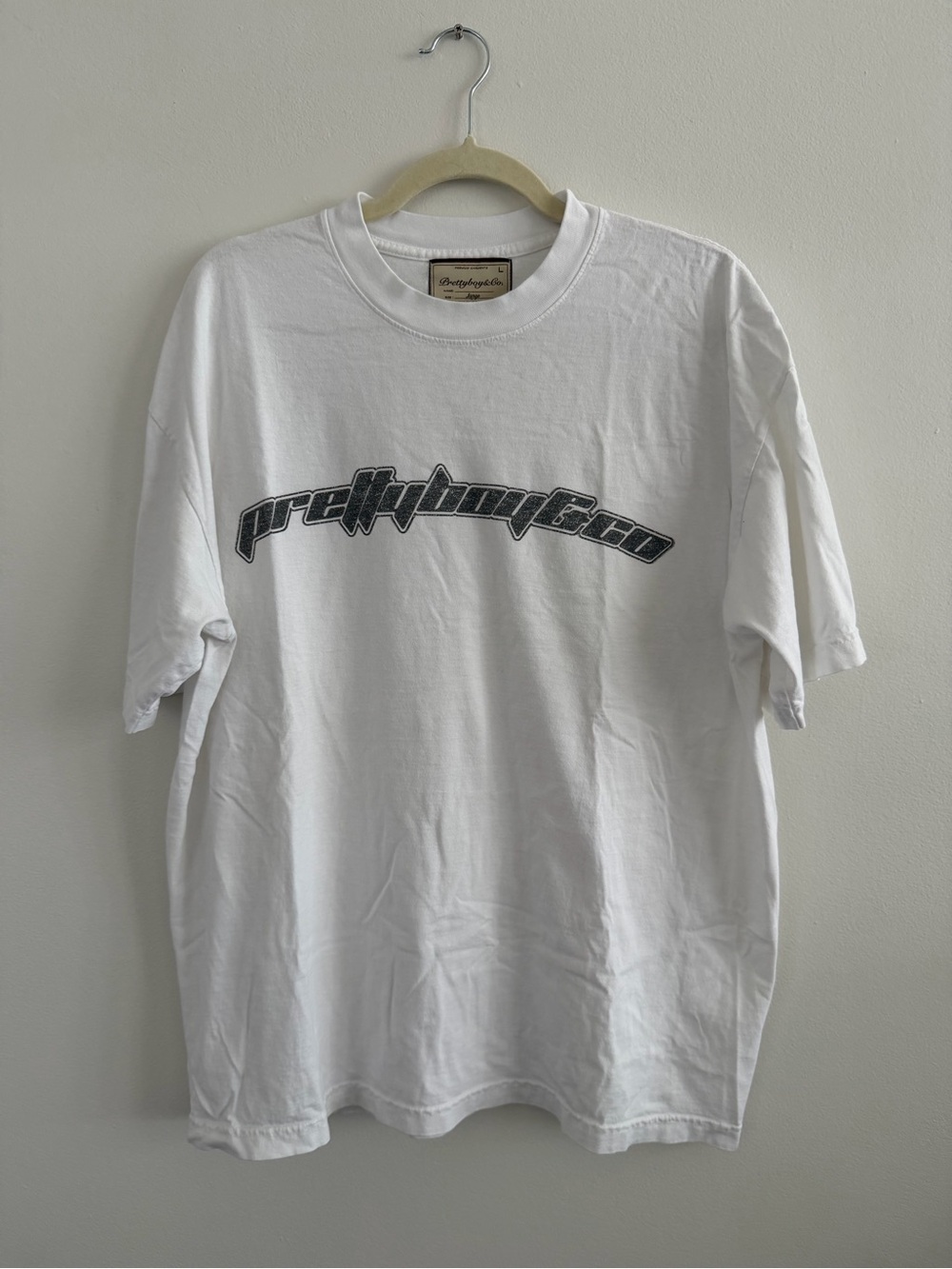 White Logo Short Sleeve Tee